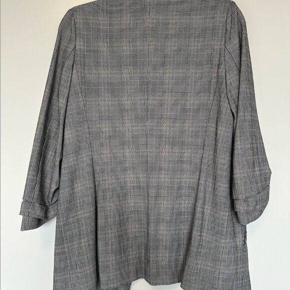 Babaton Power Blazer - gray plaid - Picture 4 of 7